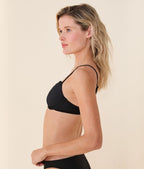 The Rosarito Bikini Top - Eco Nylon - Black