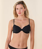 The Rosarito Bikini Top - Eco Nylon - Black