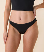 The Signature Bikini Bottom - Eco Nylon - Black