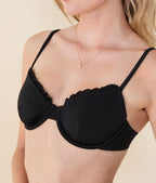 The Rosarito Bikini Top - Eco Nylon - Black