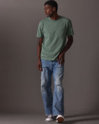 Mens Pima Pocket Tee - Pima Cotton Jersey - Sage Leaf