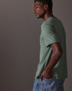 Mens Pima Pocket Tee - Pima Cotton Jersey - Sage Leaf