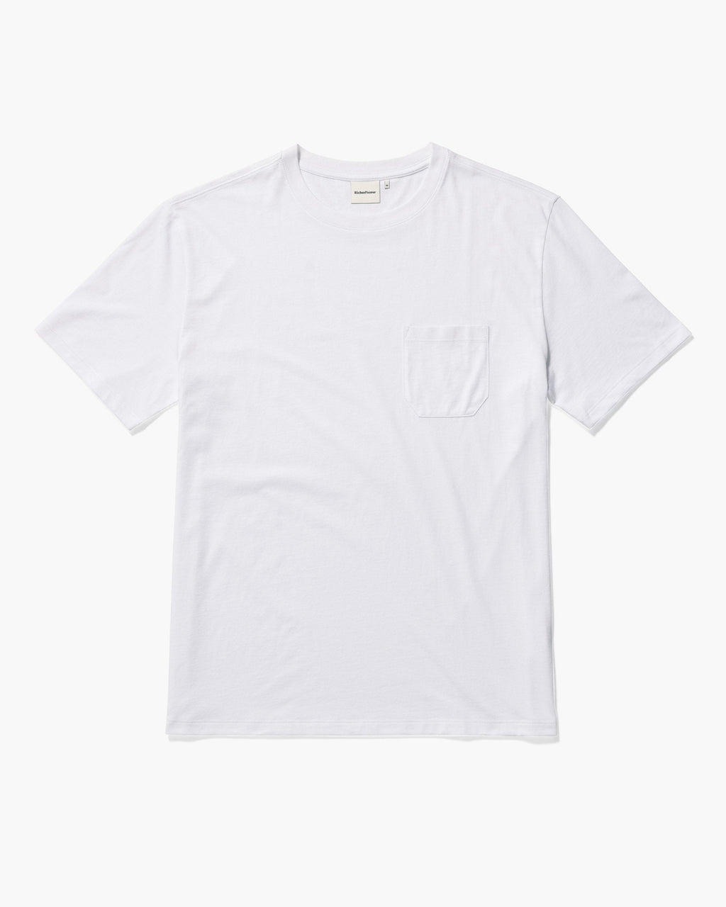 Mens Pima Pocket Tee - Pima Cotton Jersey - White