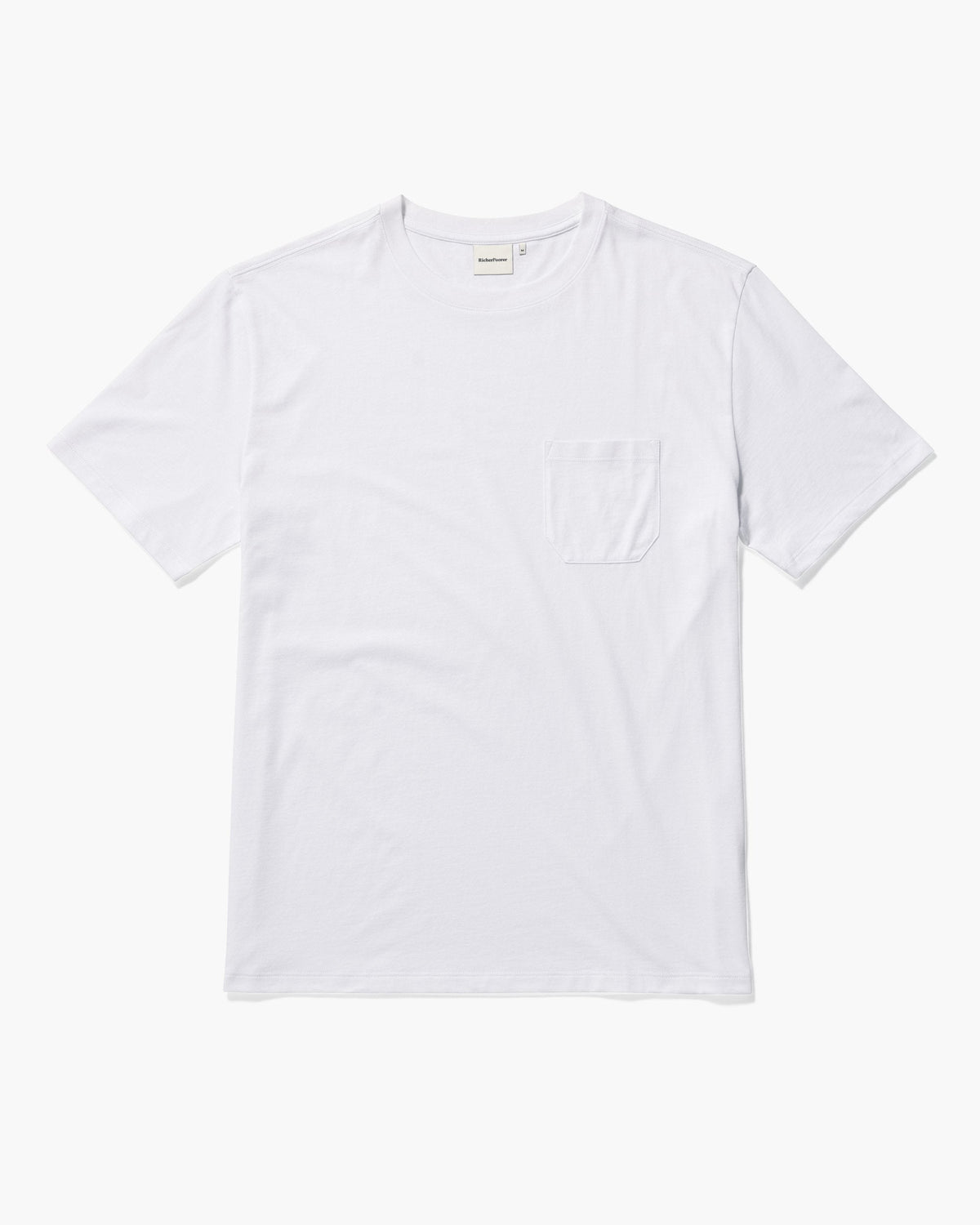 Mens Pima Pocket Tee - Pima Cotton Jersey - White