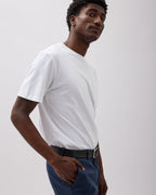 Mens Pima Pocket Tee - Pima Cotton Jersey - White