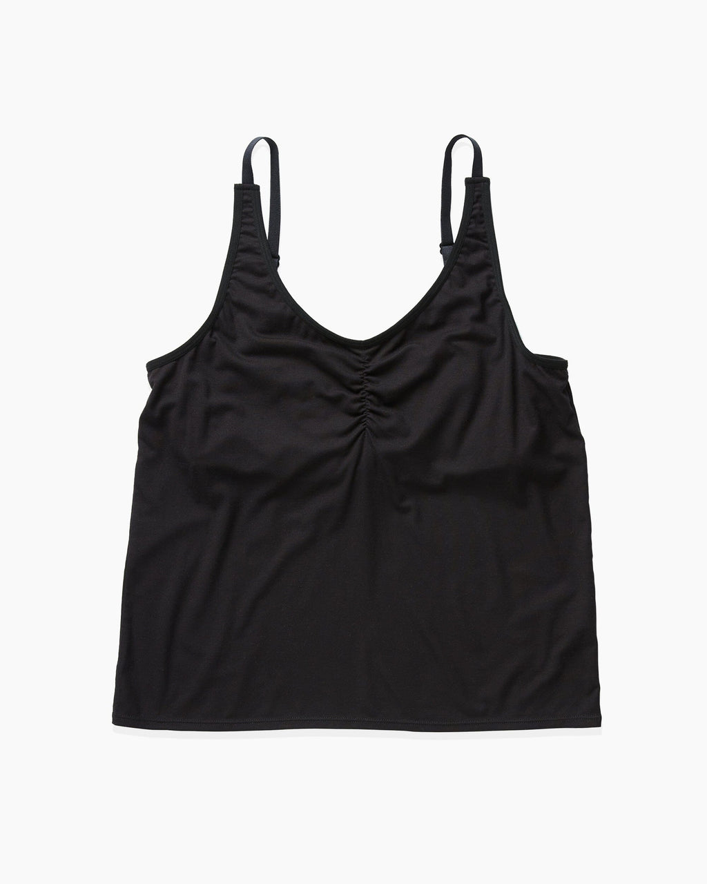 Womens Night Knit Tank - Rayon Jersey - Black