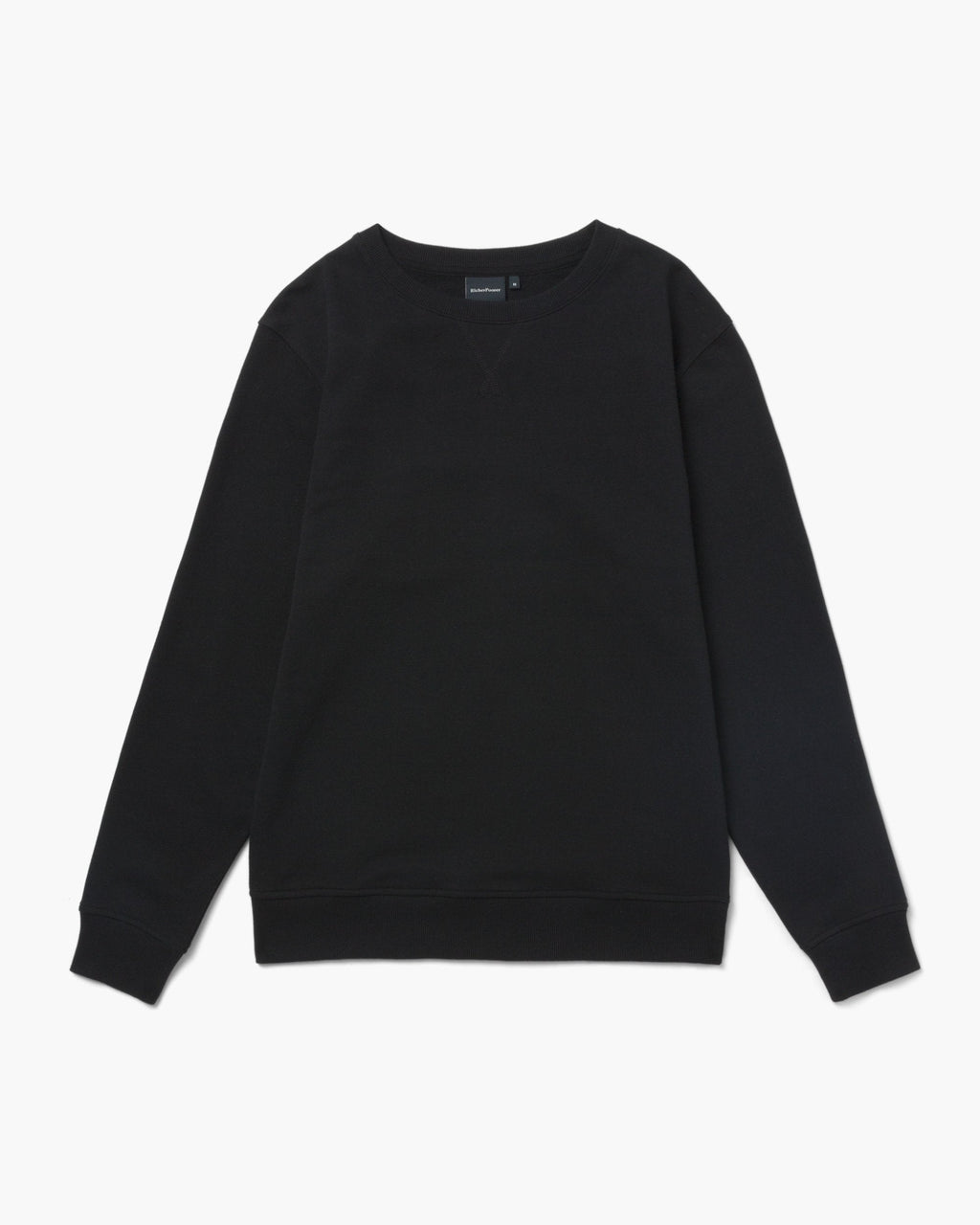 Mens Recycled Fleece Sweatshirt - Recycled Fleece - Black