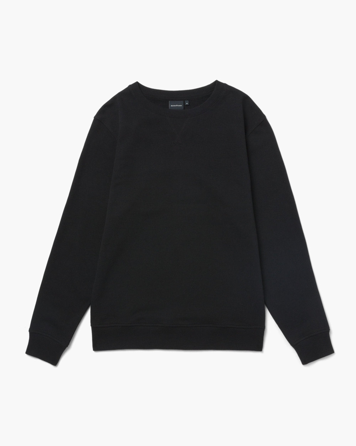 Mens Recycled Fleece Sweatshirt - Recycled Fleece - Black