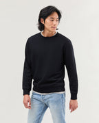 Mens Recycled Fleece Sweatshirt - Recycled Fleece - Black