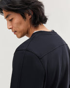 Mens Recycled Fleece Sweatshirt - Recycled Fleece - Black