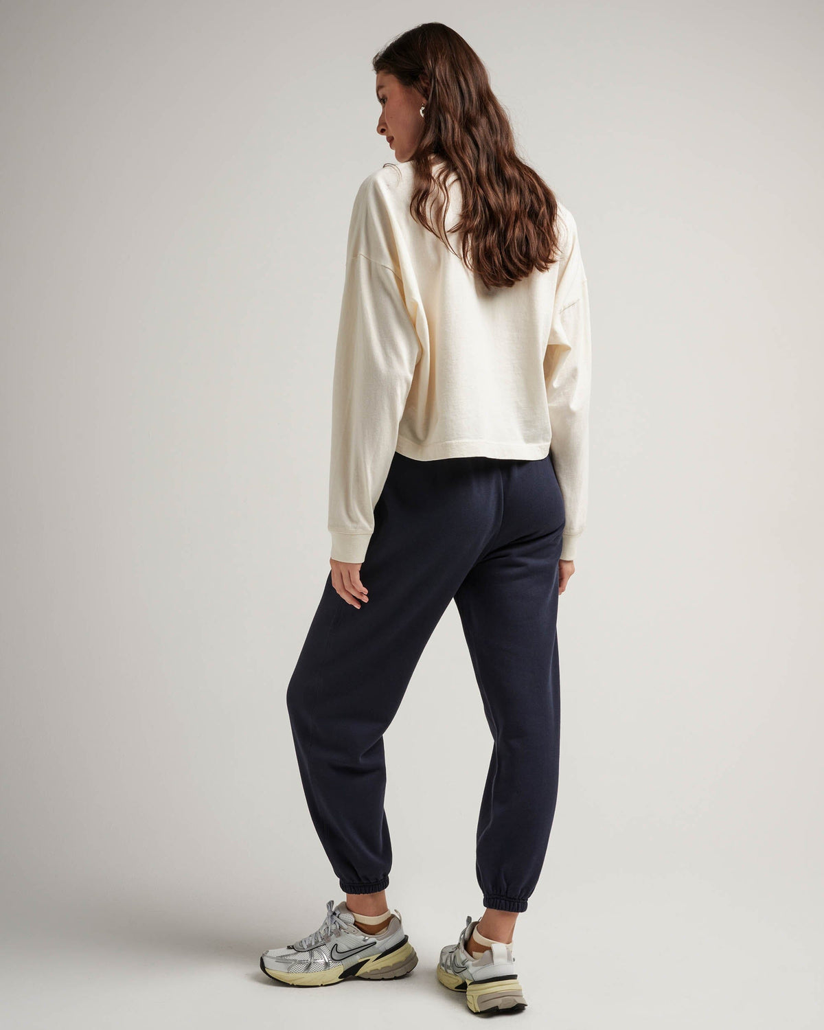Womens Recycled Fleece Classic Sweatpant - Recycled Fleece - Blue Nights