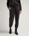 Womens Recycled Fleece Classic Sweatpant - Recycled Fleece - Mineral Black