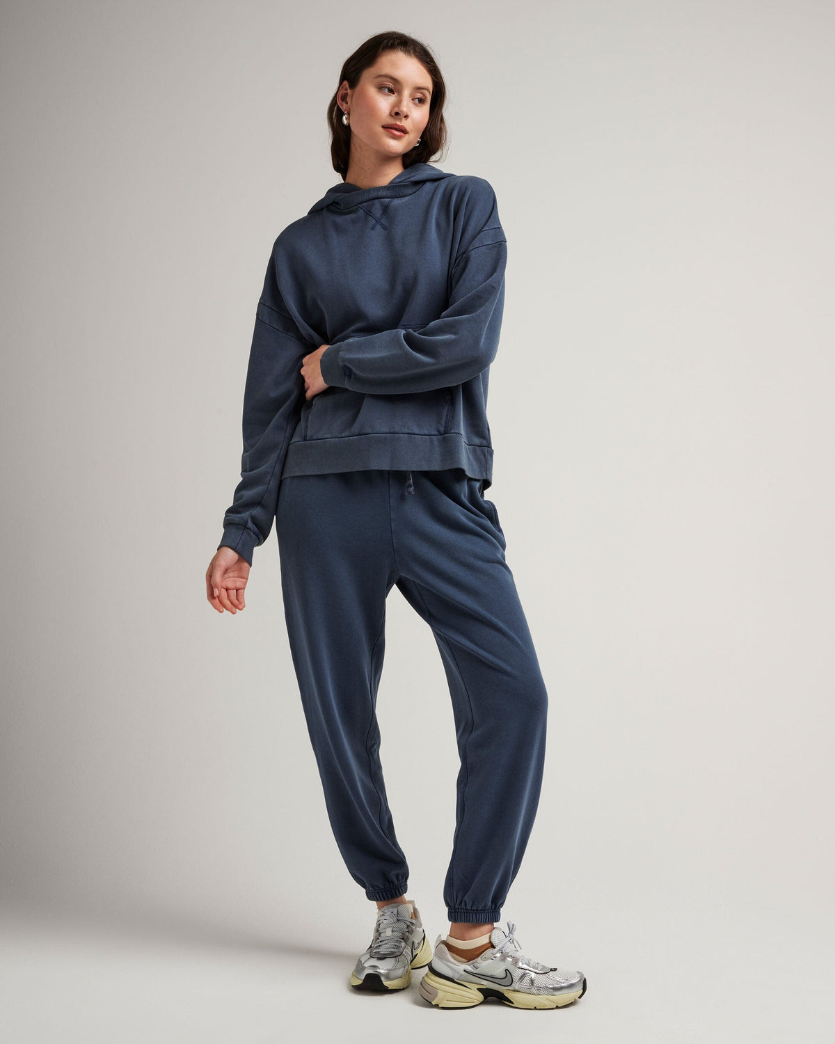 Womens Recycled Fleece Classic Sweatpant - Recycled Fleece - Mineral Moonlit Ocean