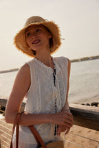 Packable Raffia Bucket Hat