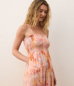 Sutton Strapless Maxi Dress (Tie Dye)