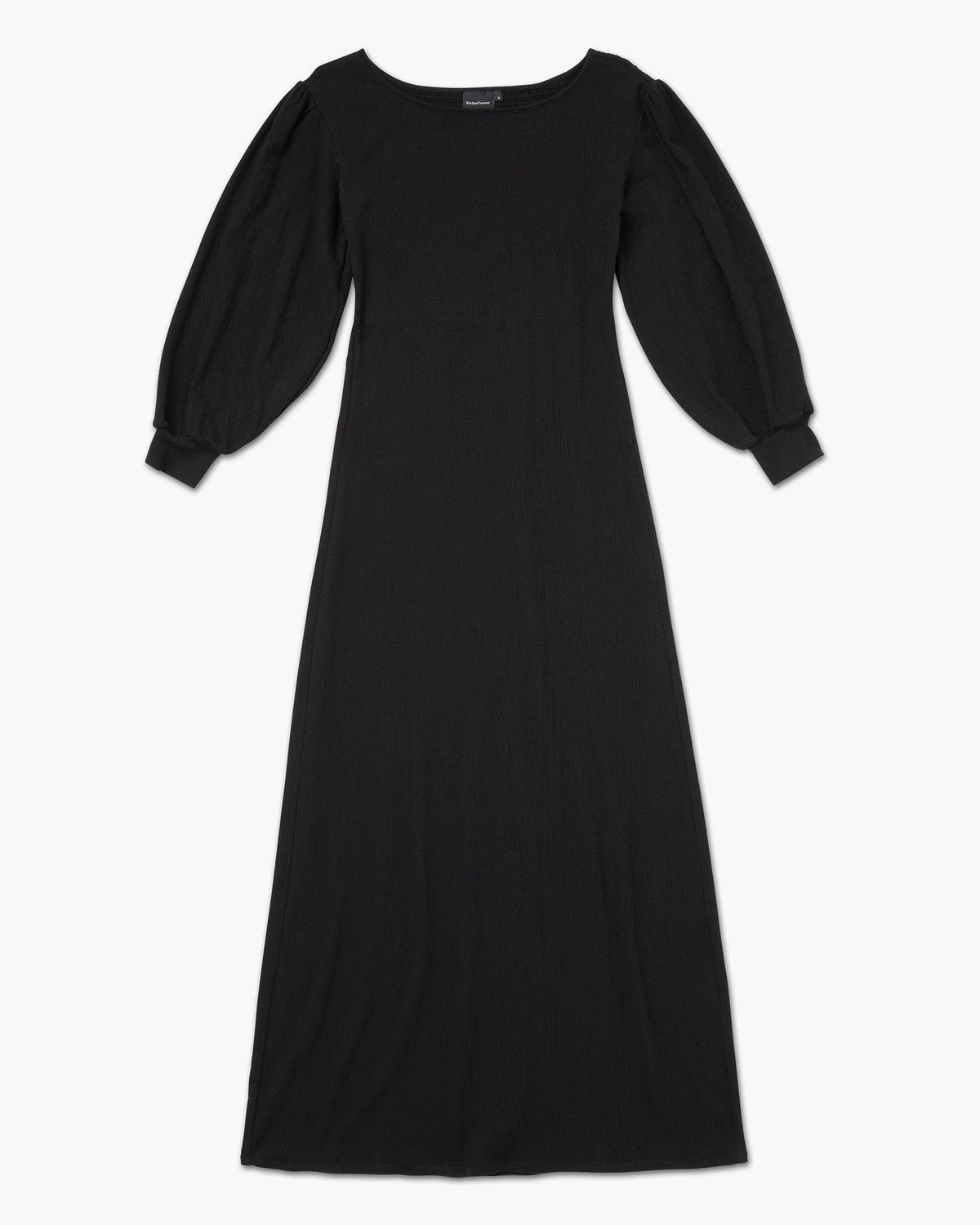 Womens Cloud Weave Maxi Dress - Cloud Weave Knit - Black