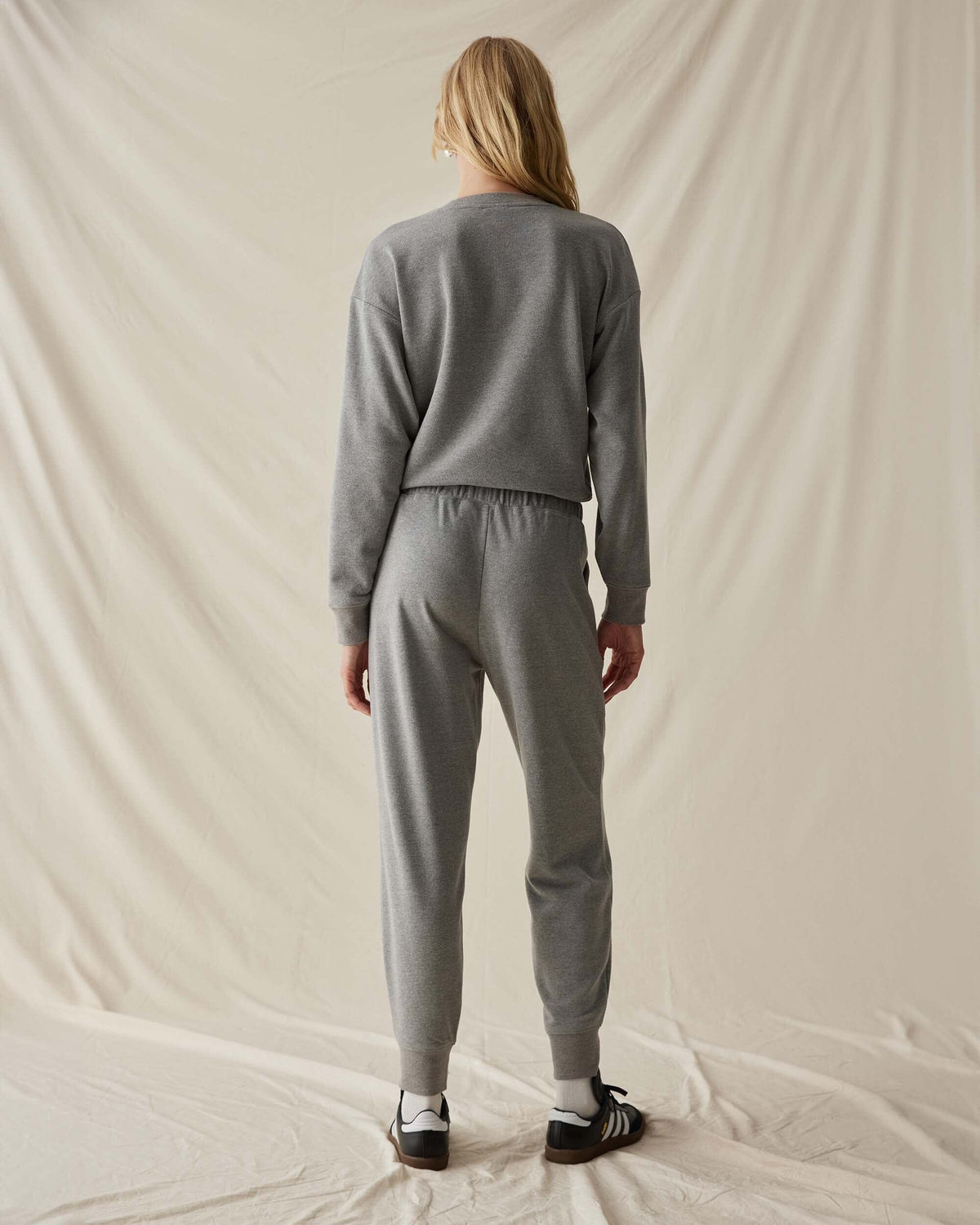 Womens April Lightweight Sweatpant - French Terry - Grey