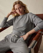 Womens April Lightweight Sweatshirt - French Terry - Grey