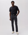 Mens Lightweight Chino - Stretch Cotton Twill - Black