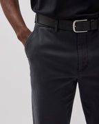 Mens Lightweight Chino - Stretch Cotton Twill - Black