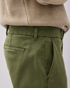 Mens Lightweight Chino - Stretch Cotton Twill - Cypress