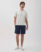 Mens Stretch Twill Short - Stretch Cotton Twill - Blue Nights