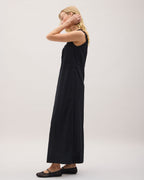Womens Florence Sundress - Cotton Dobby - Black