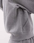 Womens Recycled Fleece Zip Hoodie - Recycled Fleece - Heather Grey