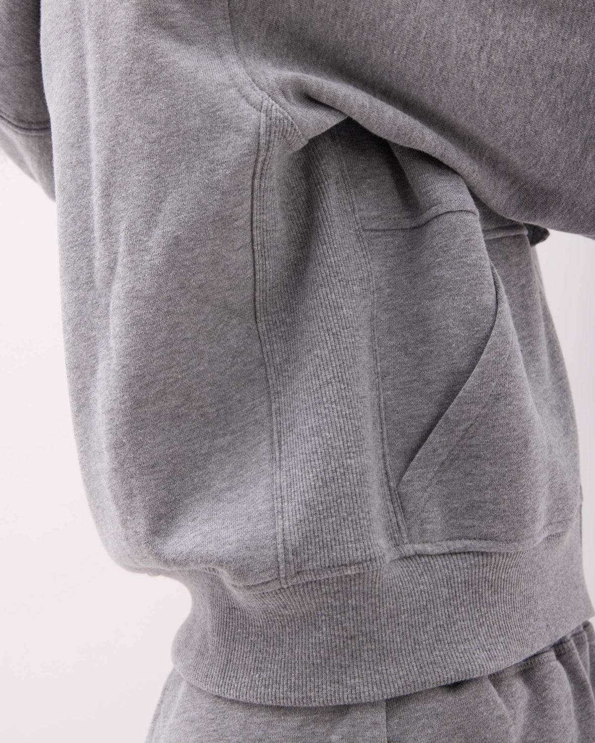 Womens Recycled Fleece Zip Hoodie - Recycled Fleece - Heather Grey