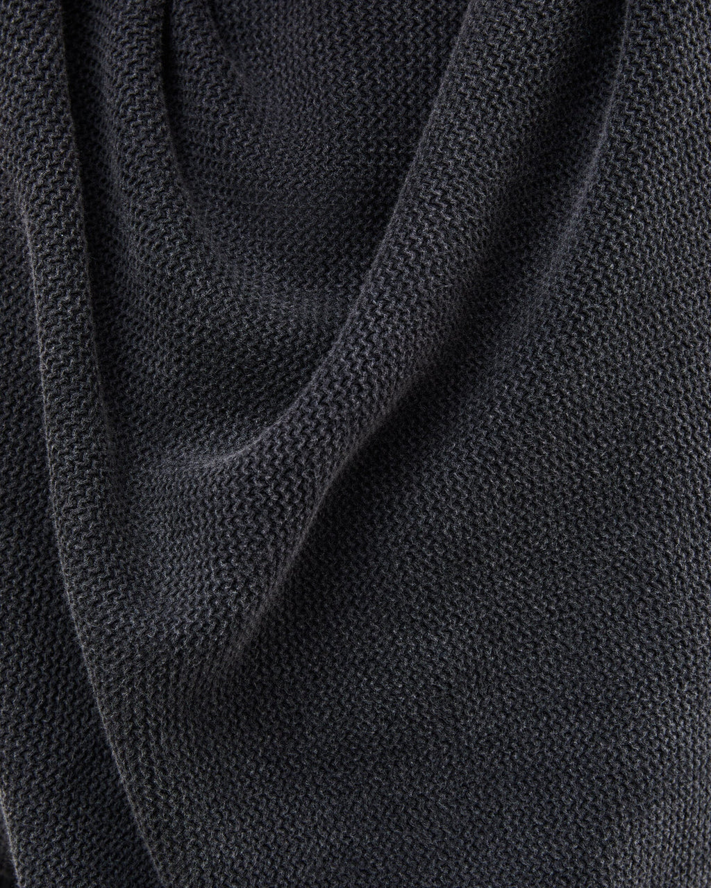 Womens Dune Sweater - Cotton Sweater Knit - Black