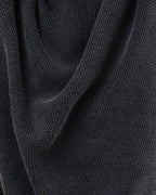 Womens Dune Sweater - Cotton Sweater Knit - Black