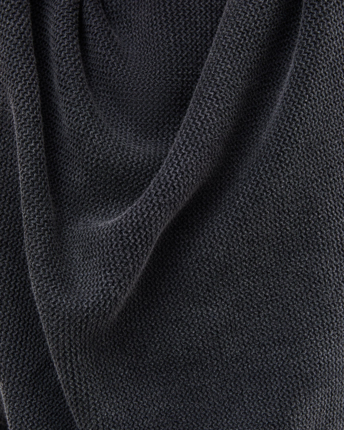 Womens Dune Sweater - Cotton Sweater Knit - Black