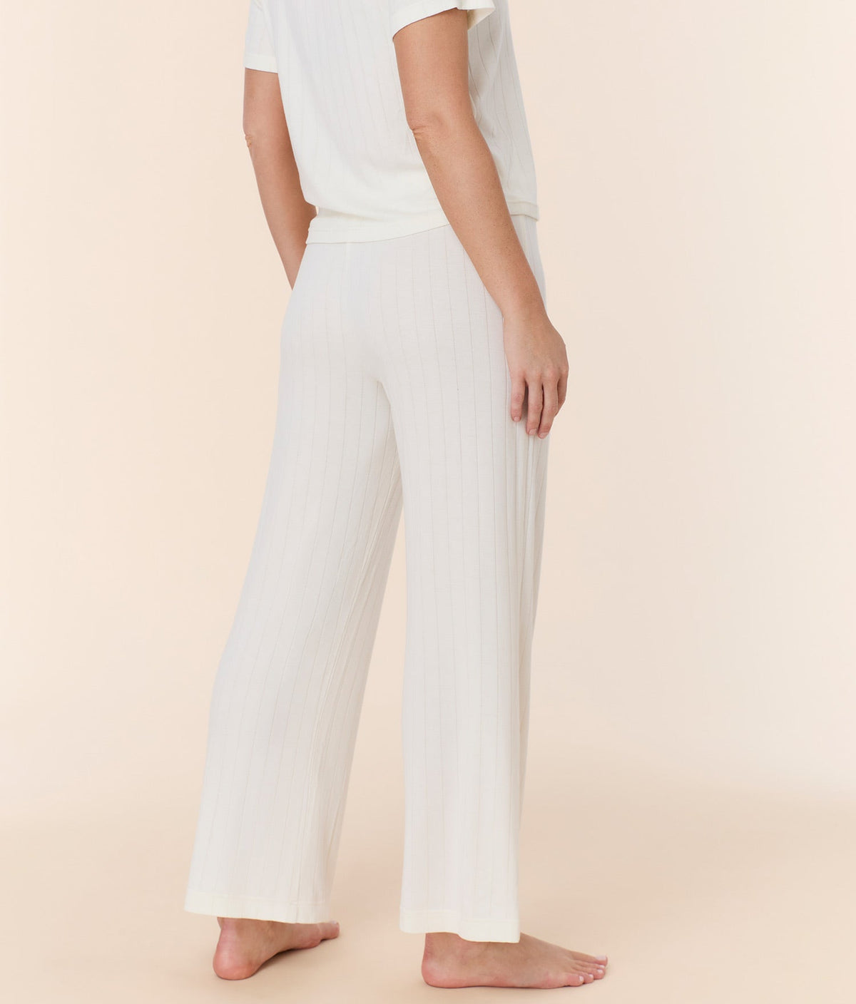 The Wide Leg Pant - Wide Rib - Snow