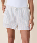 The Harbor Short - Ribbon Stripe - Feather