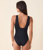 The Mykonos One Piece - Eco Nylon - Black - Classic - Medium Coverage