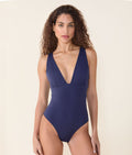 The Mykonos One Piece - Flat - Navy - Long Torso
