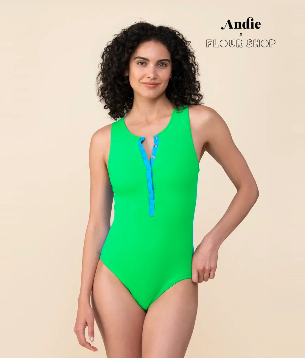 The Malibu One Piece - Eco Nylon - Blue Multi - Classic