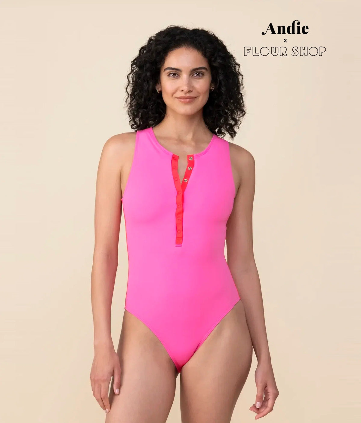 The Malibu One Piece - Eco Nylon - Pink Multi - Classic