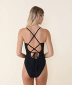 The Fiji One Piece - Eco Nylon - Black - Classic