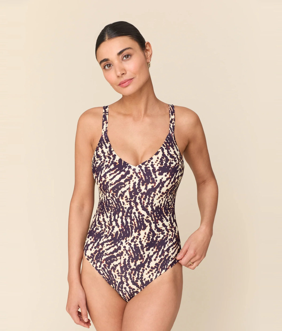 The Marco One Piece - Eco Nylon - Spotted Leopard - Classic