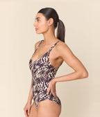 The Marco One Piece - Eco Nylon - Spotted Leopard - Classic