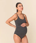 The Amalfi Maternity One Piece - Polka Dot - Black Dot - Classic