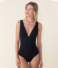 The Mykonos One Piece - Eco Ribbed - Black - Classic