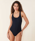 The Tulum One Piece - Ribbed - Black - Classic