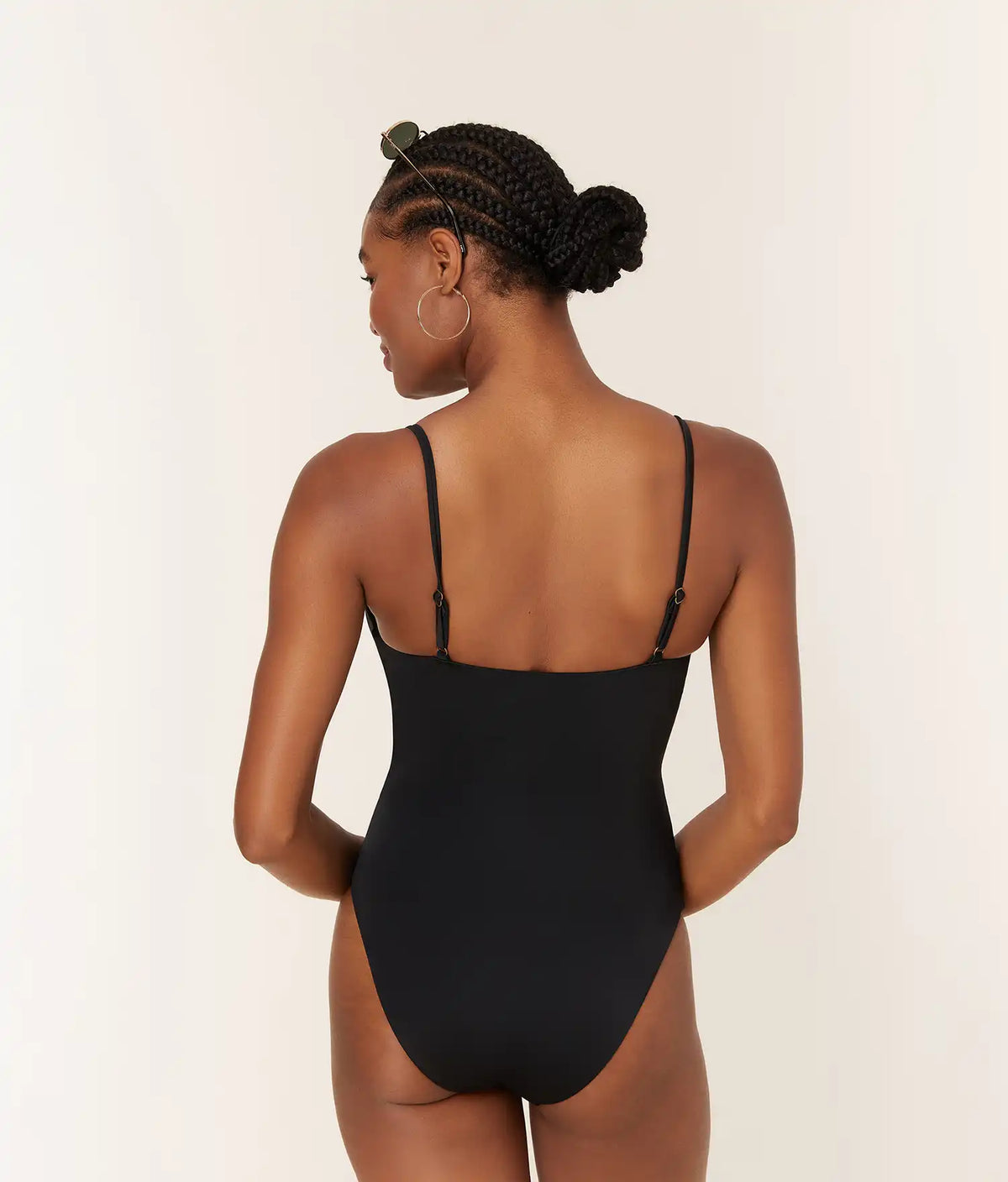 The Lanikai One Piece - Eco Nylon - Black - Long Torso