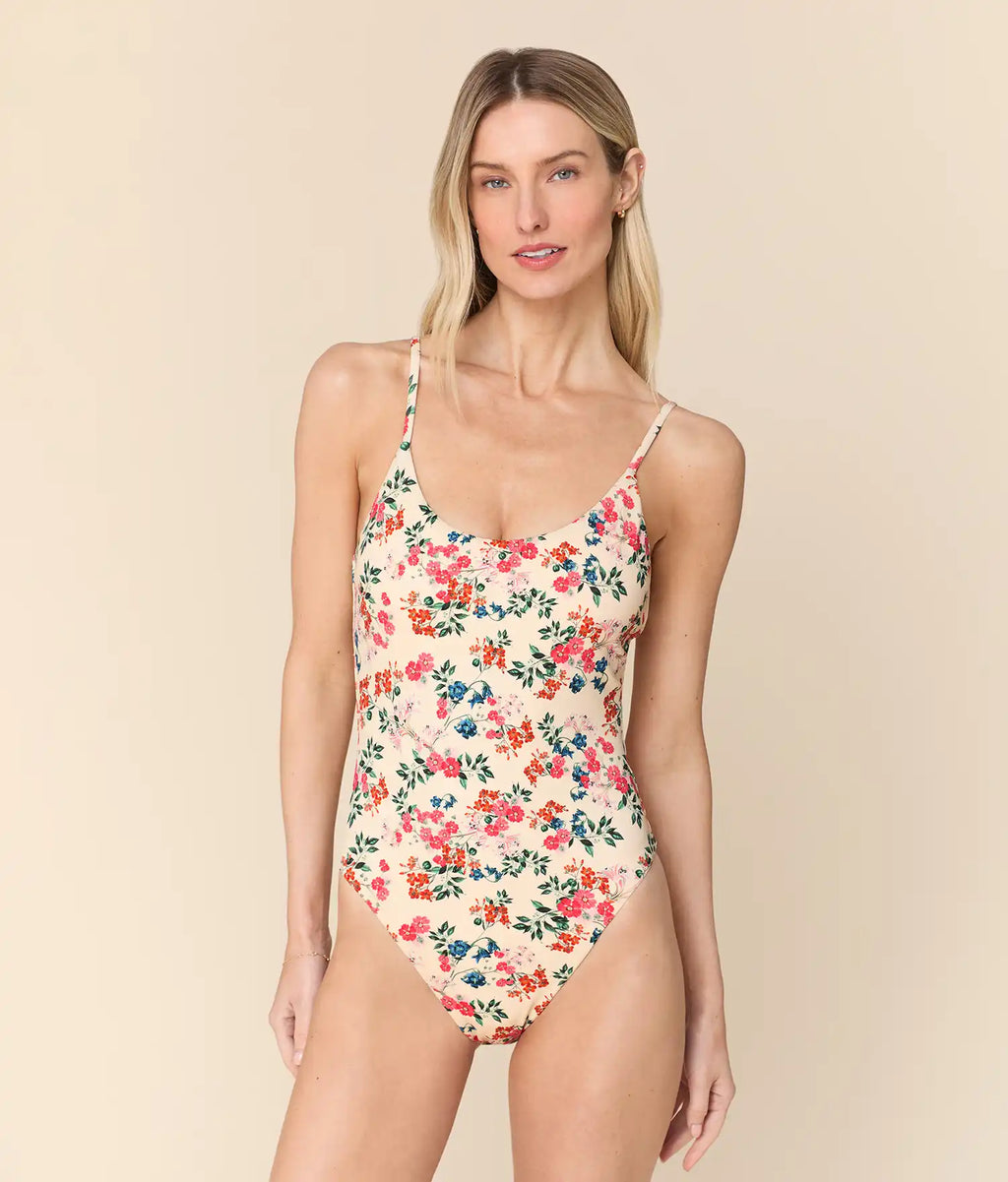 The Liku One Piece - Eco Nylon - Riviera Floral - Classic