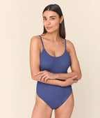 The Laguna One Piece - Seersucker - Deep Cobalt - Classic