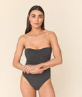 The Pana One Piece - Polka Dot - Black Dot - Long Torso