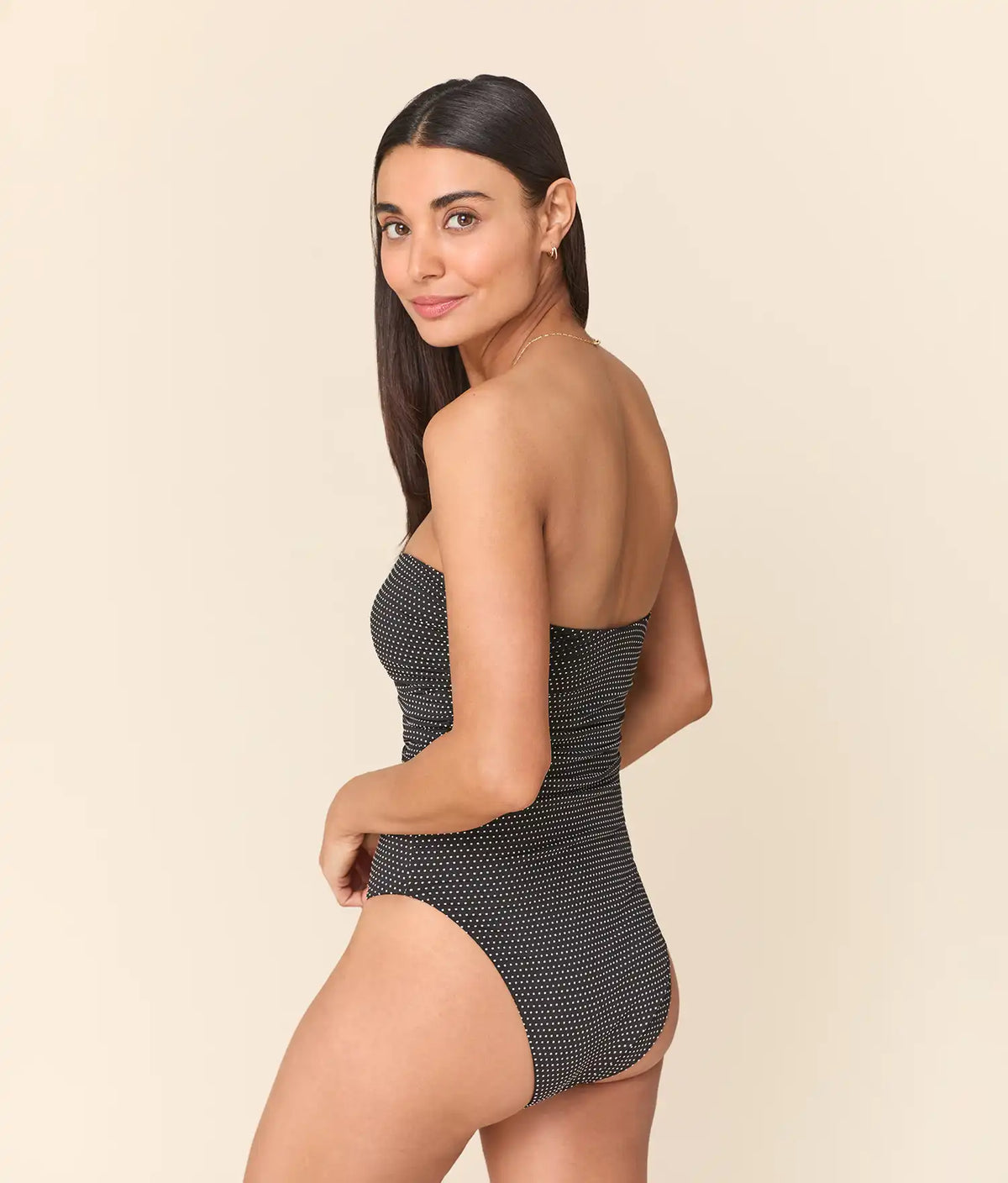 The Pana One Piece - Polka Dot - Black Dot - Long Torso