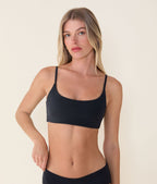 The Maui Bikini Top - Eco Nylon - Black